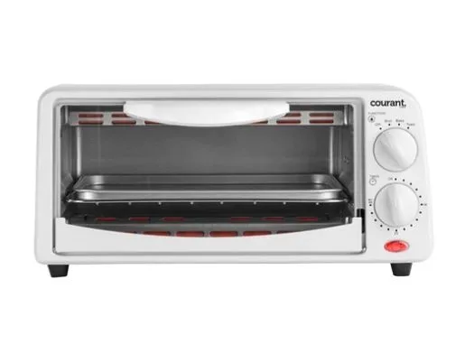 Courant White Compact Toaster Oven