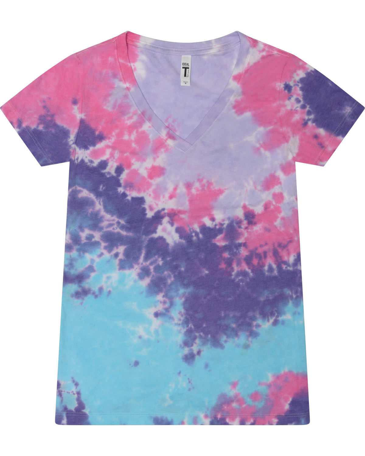 Tie-Dye Ladies' V-Neck T-Shirt
