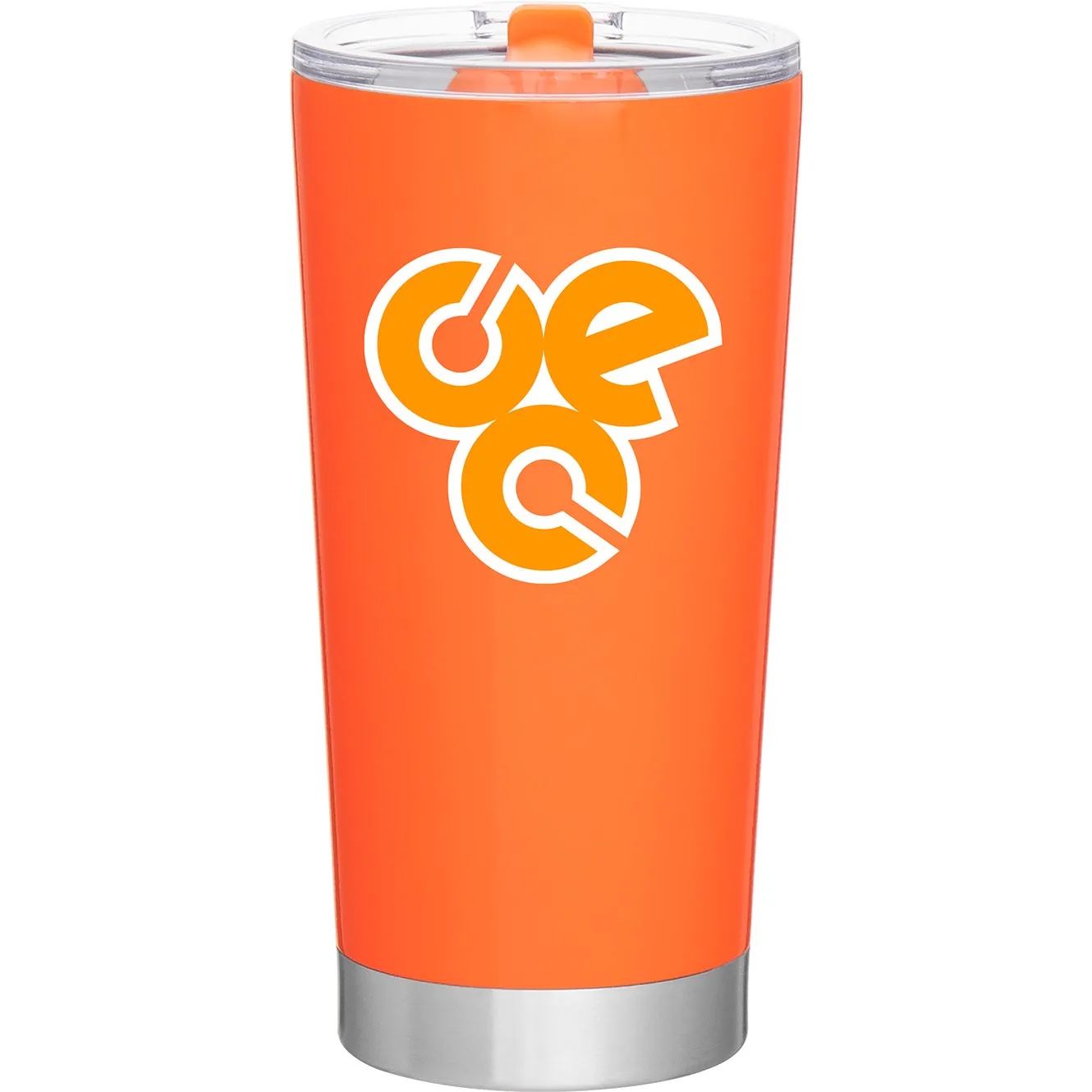 20 oz Frost Travel Tumbler (Neon Orange)