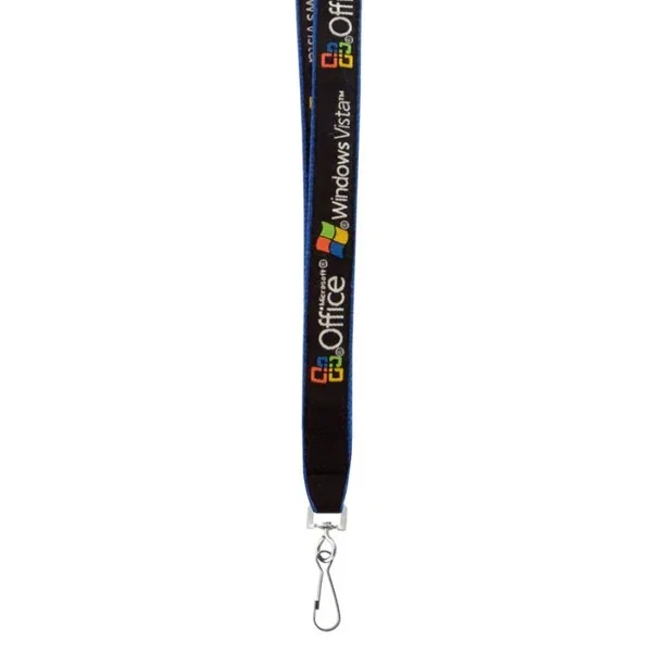 3/4" Woven Text Lanyard (QuickShip) 5-6 Weeks view 5