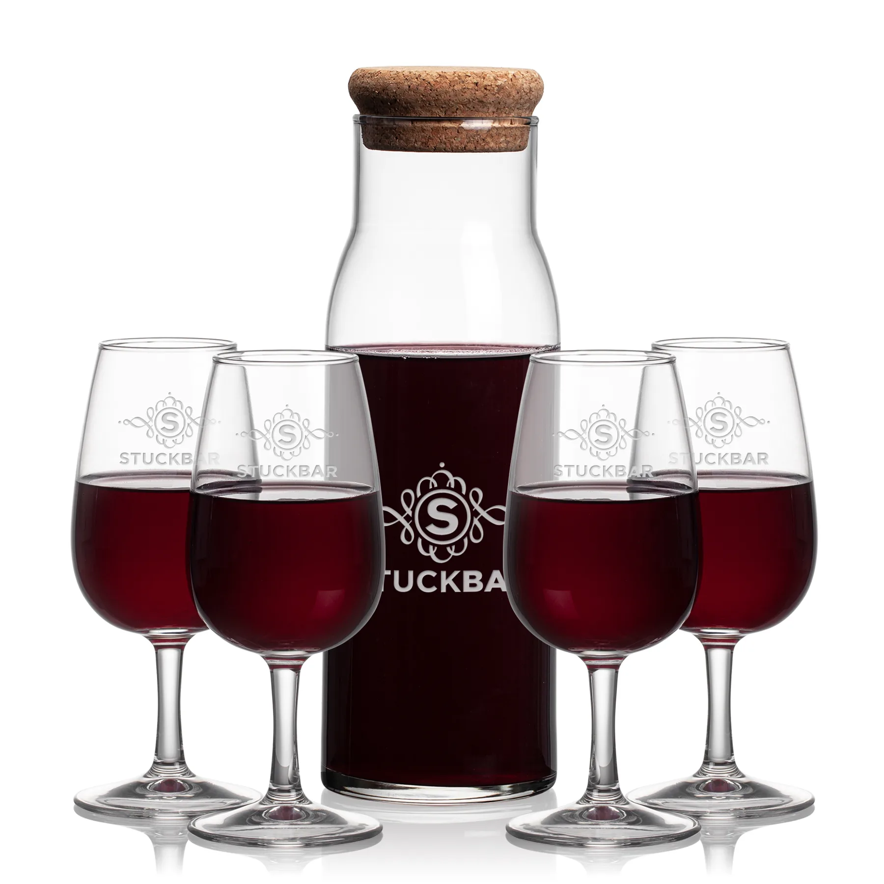Carafe Stemmed Set, Vantage Set, Carafe & 4 Wine