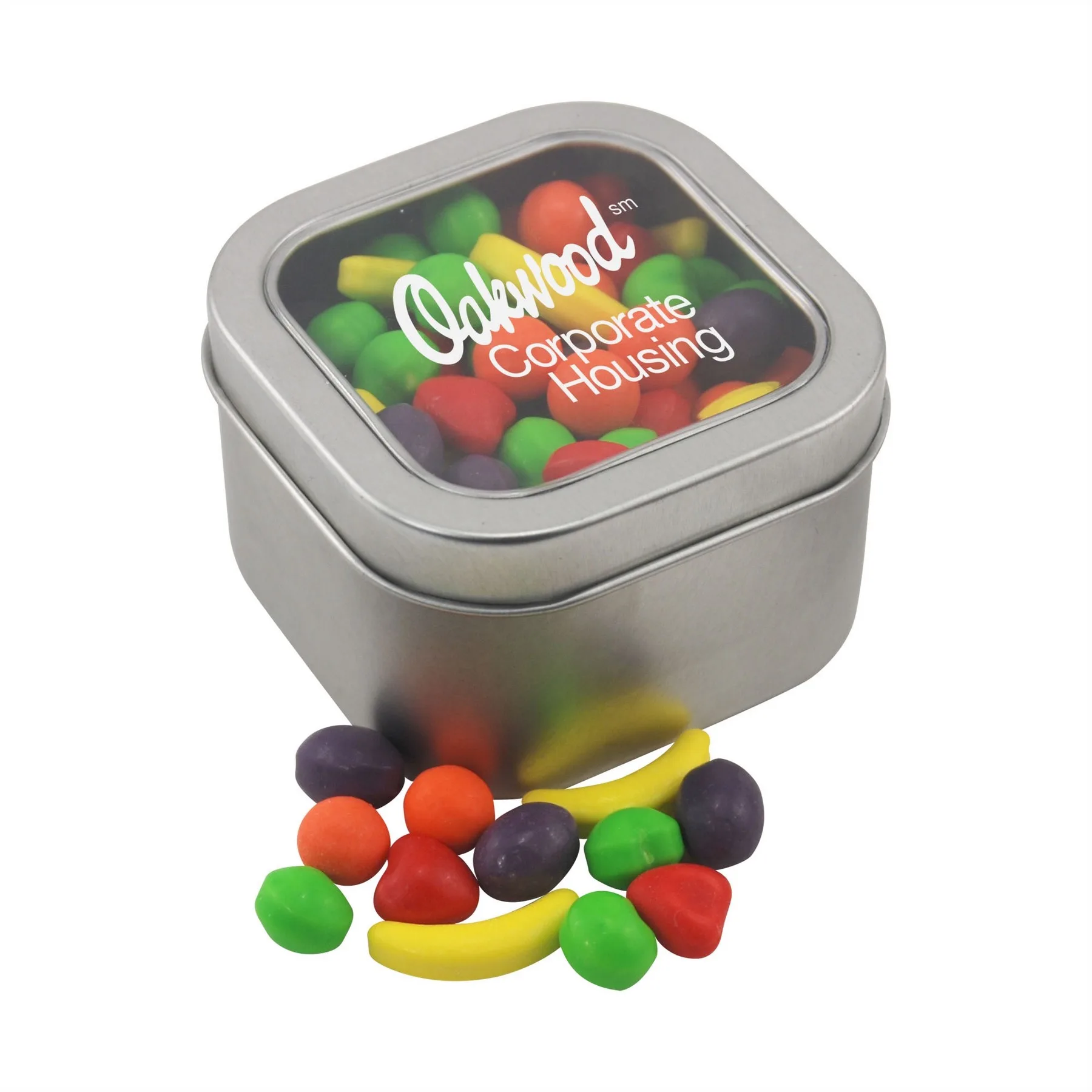 Window Tin w/Candy Fruitz