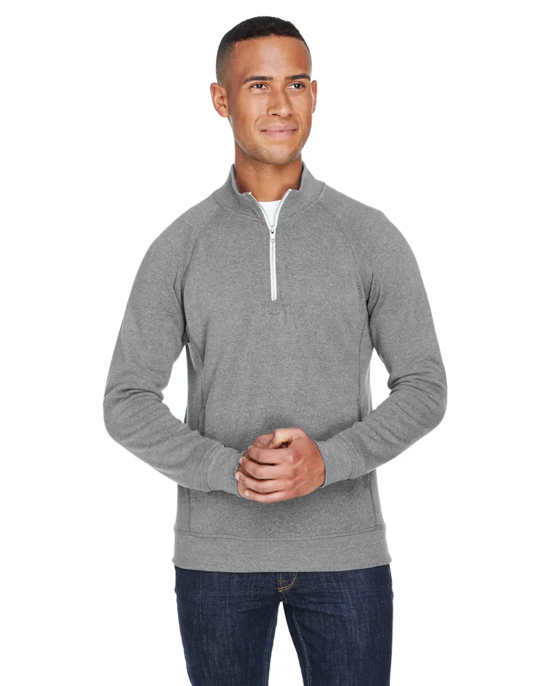 J AMERICA Adult Triblend Fleece Quarter-Zip view 7