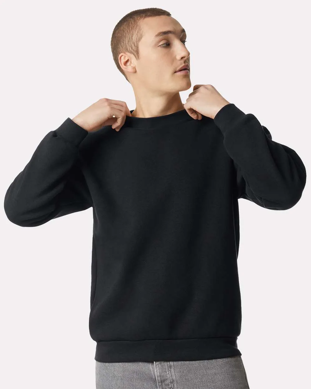 Black Blank Front View