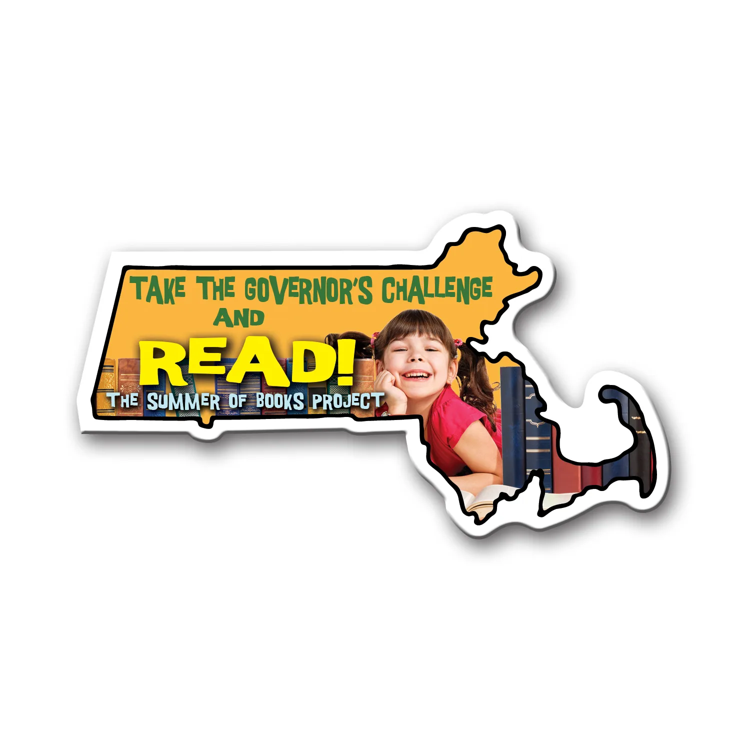 Massachusetts State Magnet