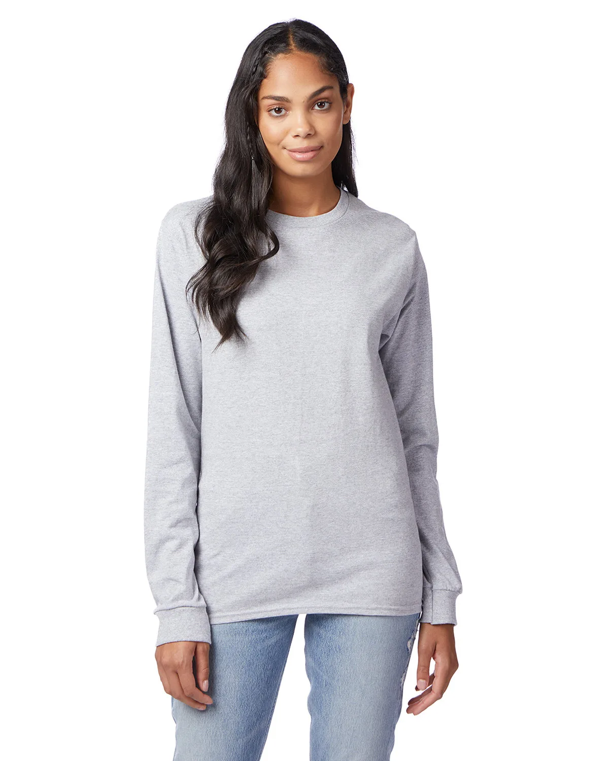 Hanes Printables Unisex Tagless® Long-Sleeve T-Shirt view 7