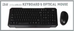 Smart Home, Office & Mobile Qub Works 2.4Ghz Wireless Keyboard + Mouse
