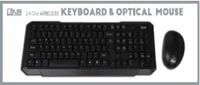 Smart Home, Office & Mobile Qub Works 2.4Ghz Wireless Keyboard + Mouse
