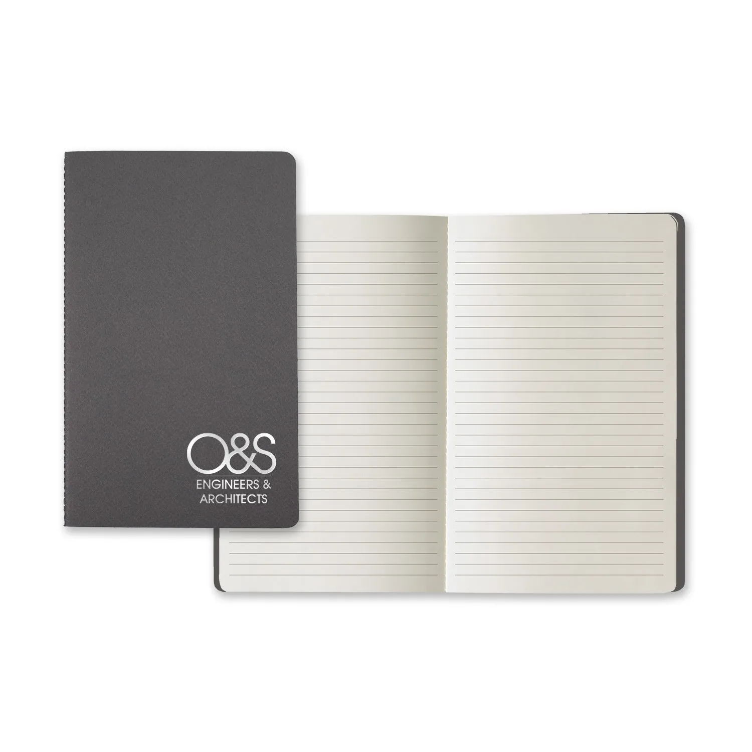 Castelli Prisma Medio Saddle Stitched Lined Ivory Page Journal view 7