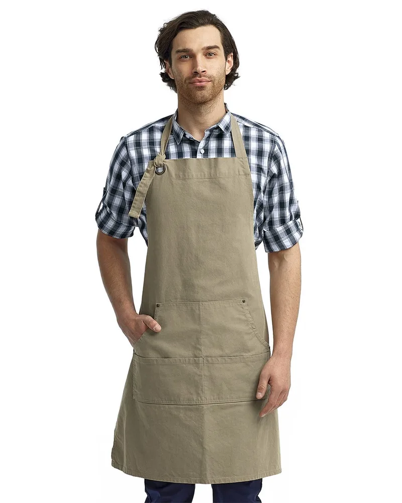 Artisan Collection by Reprime® Unisex "Calibre" Heavy Cotton Canvas Pocket Apron view 2