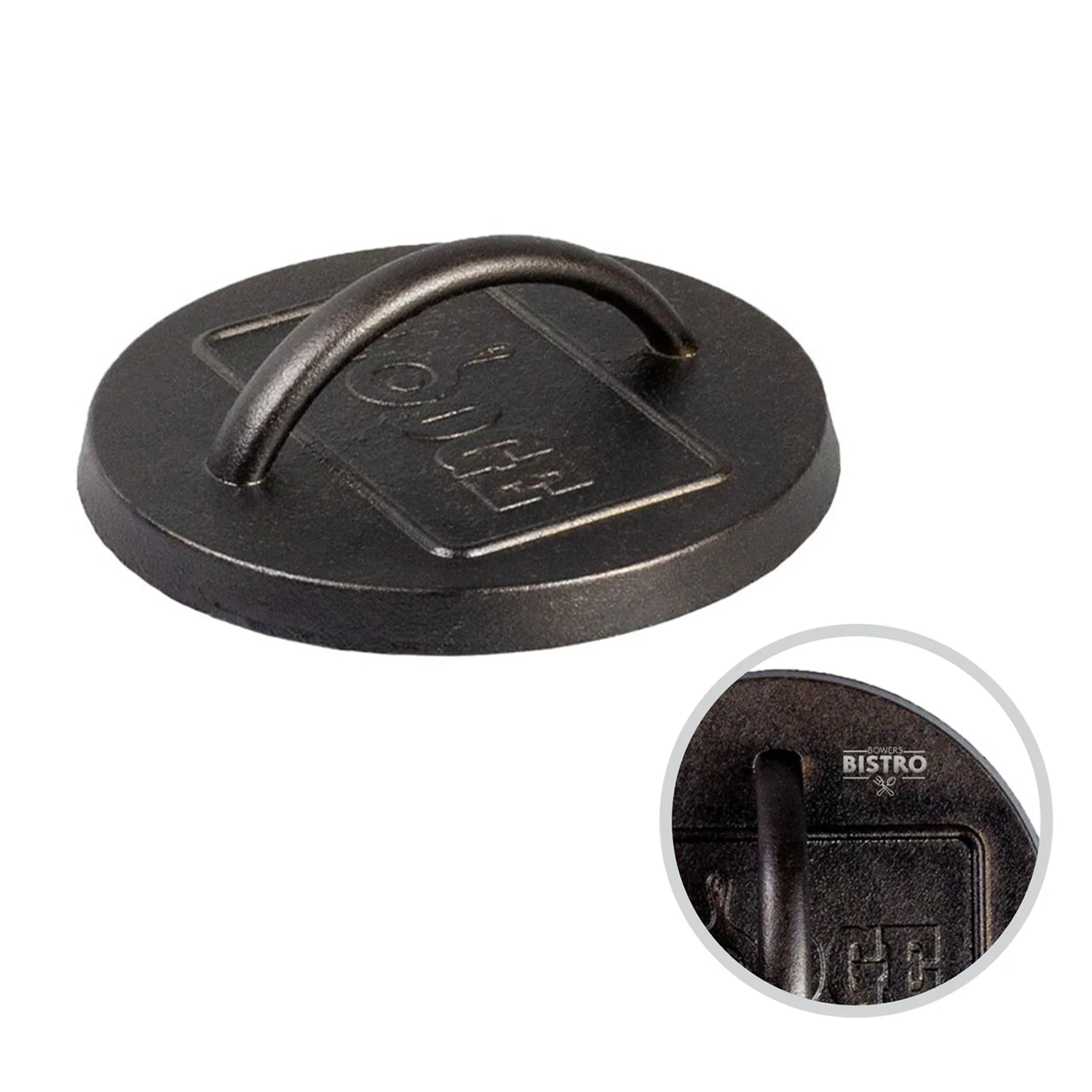 Lodge - 6.25" Seasoned Cast Iron Burger Press