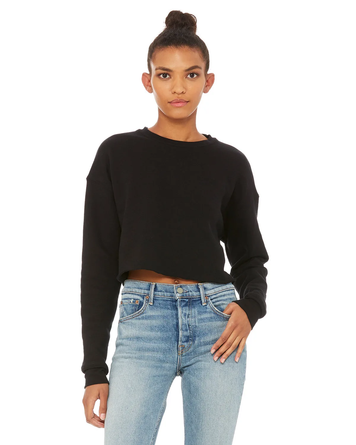 BELLA+CANVAS Ladies' Cropped Fleece Crew