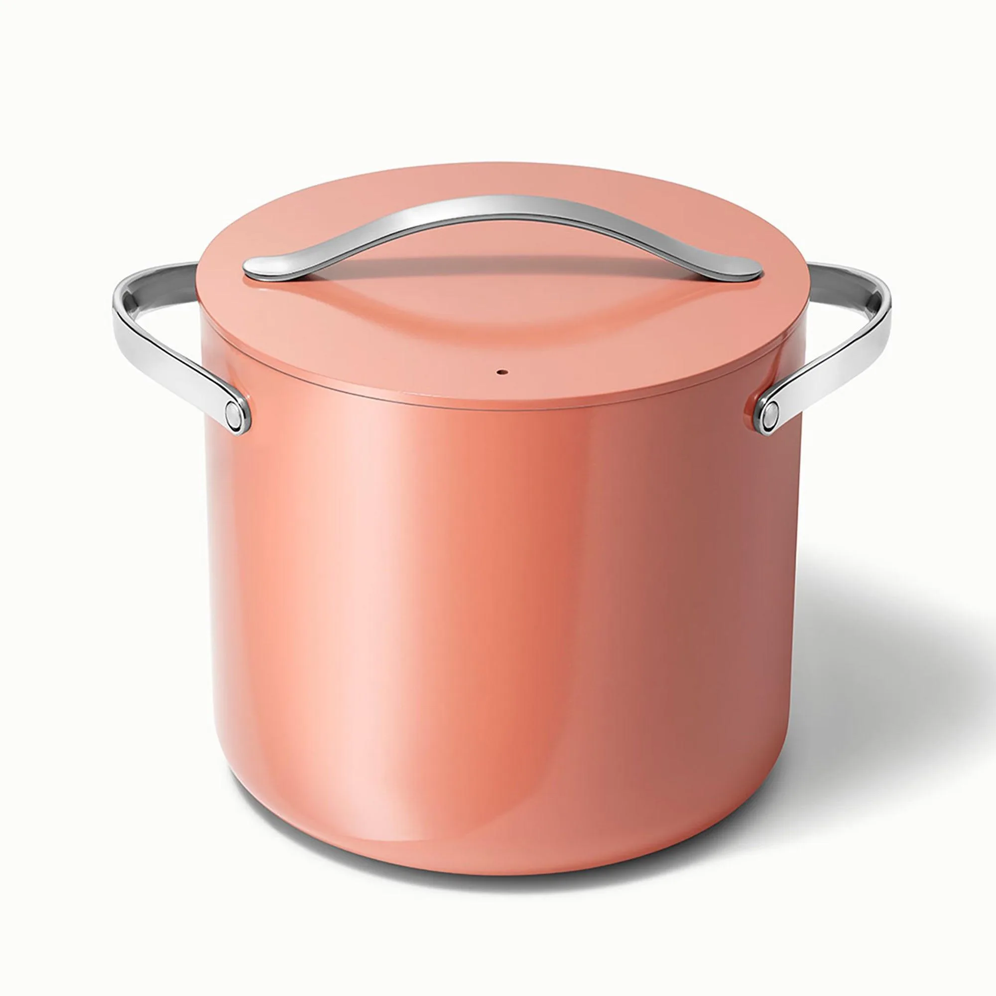 Caraway 12Qt Nonstick Ceramic Stockpot W/ Lid Perracotta