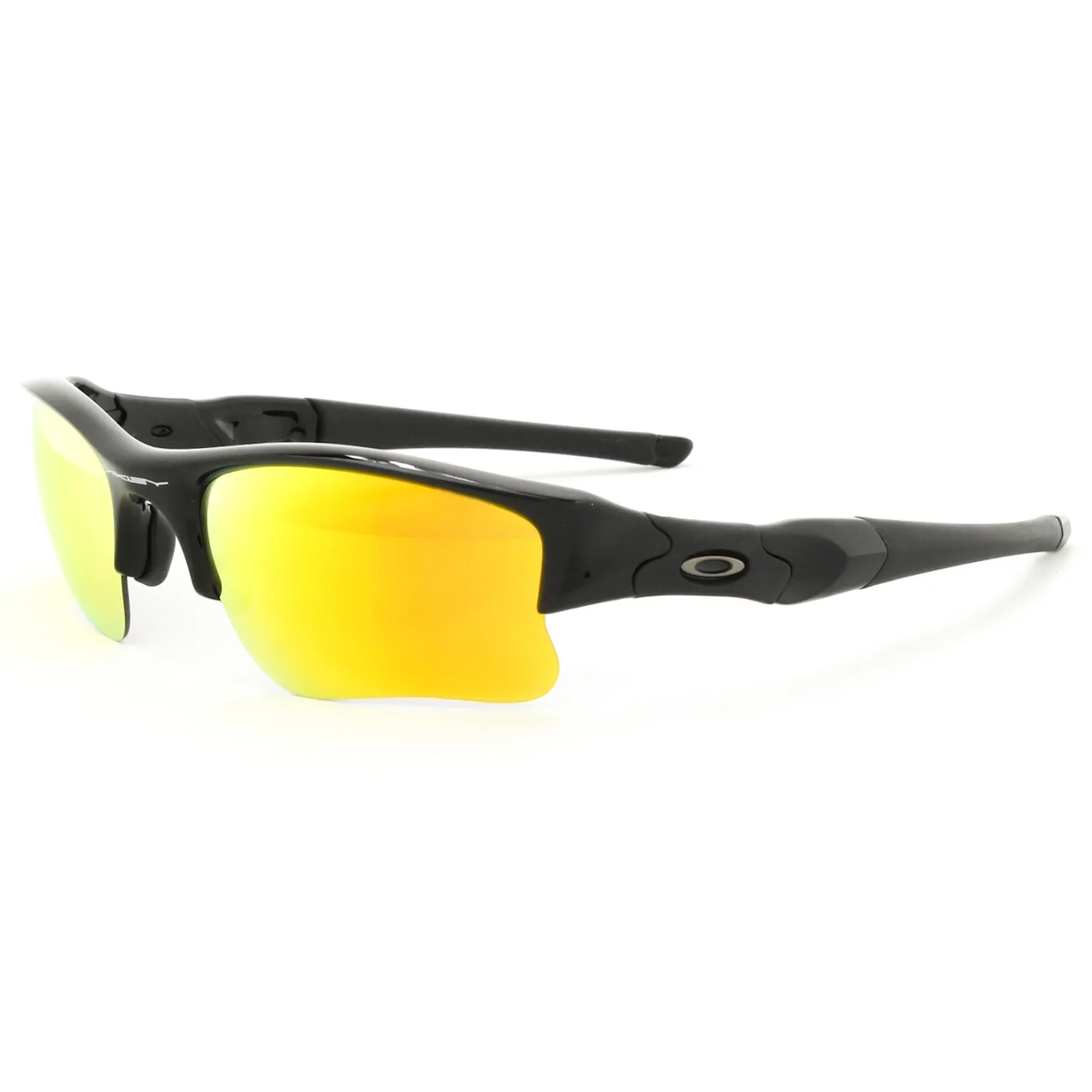 Oakley® Flak Jacket XLJ Sunglasses - Polished Black/Fire Iridium
