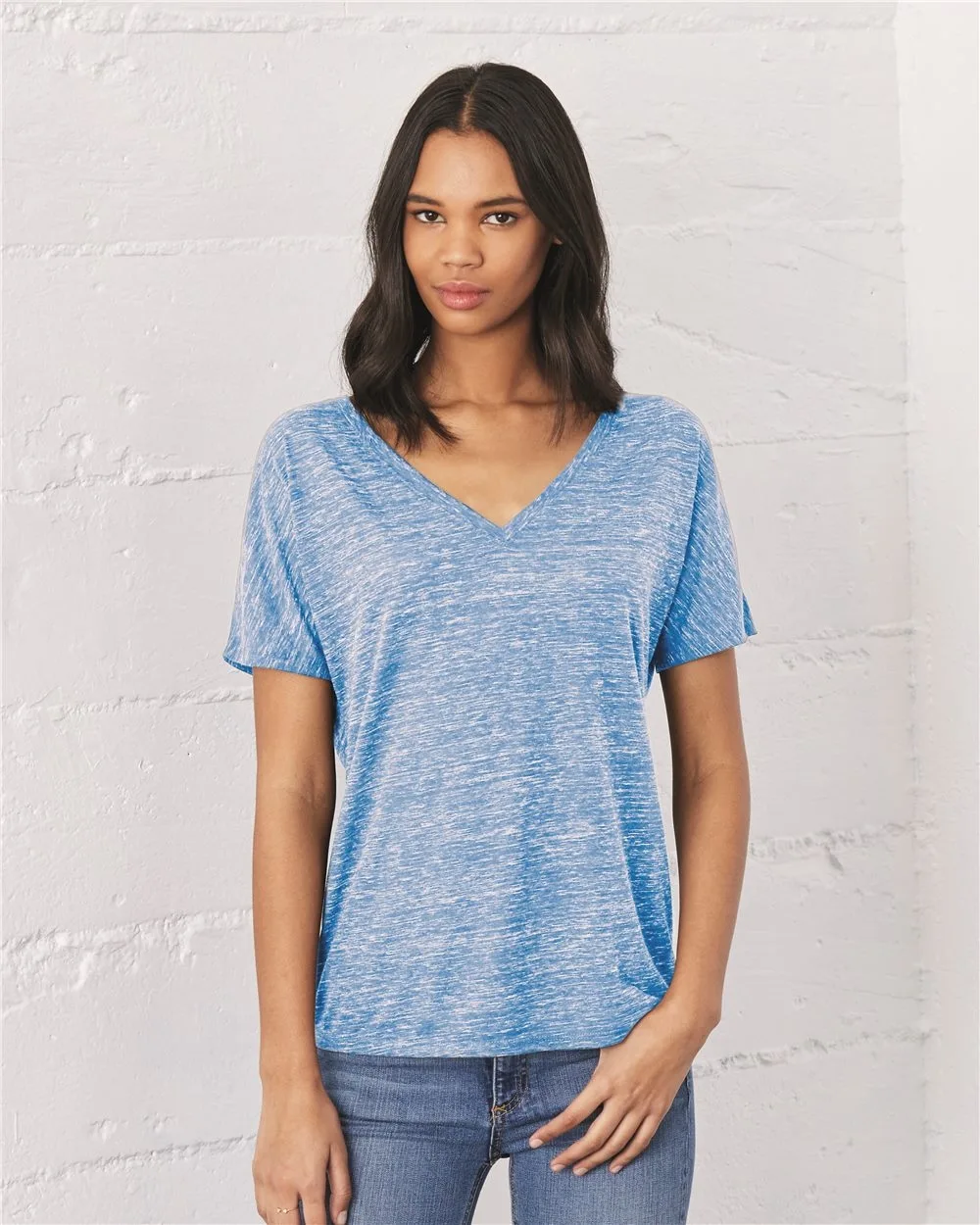 Bella+Canvas® Women's Slouchy V-Neck Tee