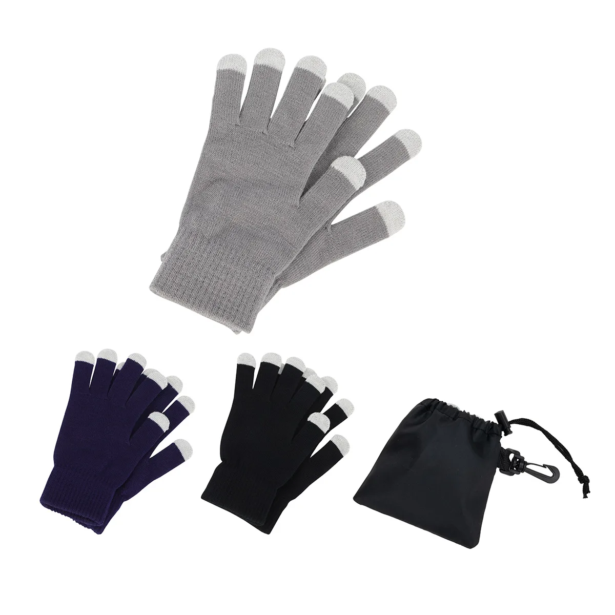 Easy Swipe Touch-Sensitive Glove With Drawstring Pouch view 3