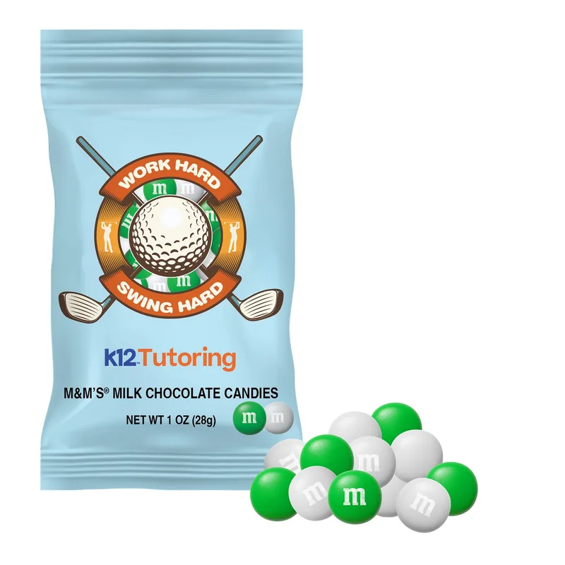 Golf - 1 oz. Color Choice M&M'S® in Full Color Digibag