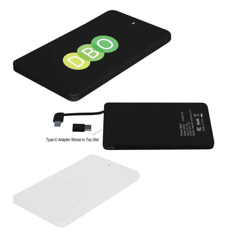4000 Mah 3-in-1 Power Bank