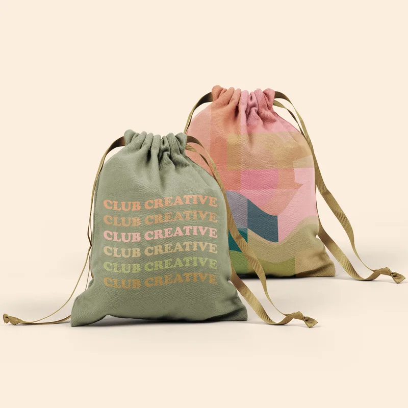 Goodie Four Shoes Gift Bag - 4CP Pigment Dyed Canvas view 5