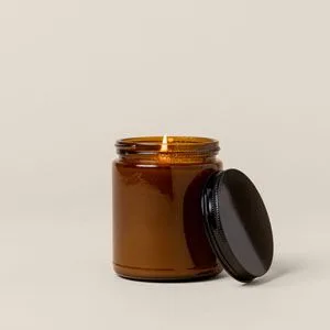 Glass Jar Candle w/Lid - Direct Print view 3