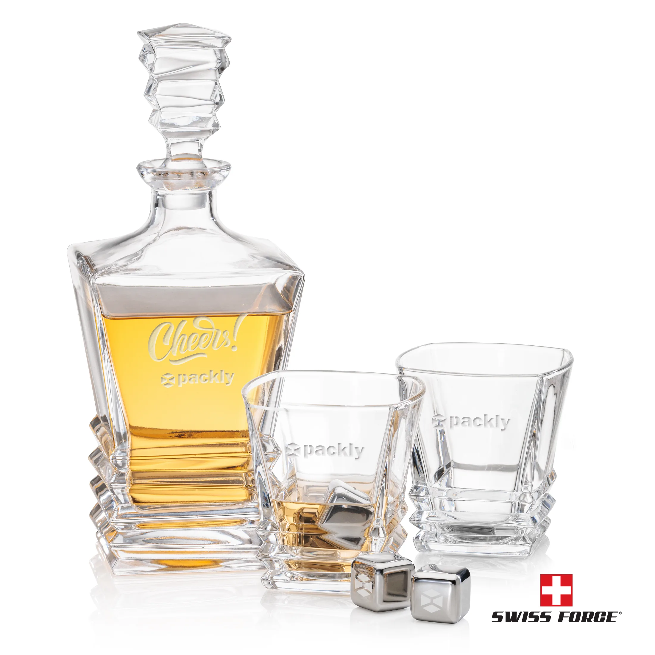 Whiskey Stone Set, Laser Engraving