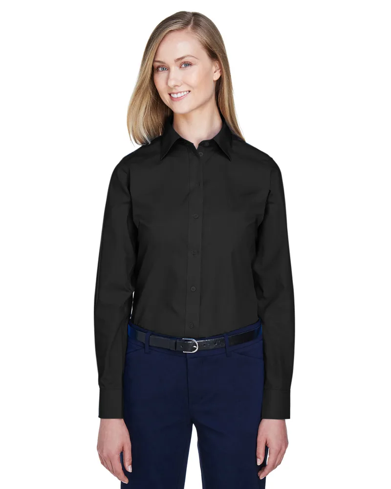 Devon and Jones® Women's Crown Collection® Broadcloth Long Sleeve Woven Dress Shirt