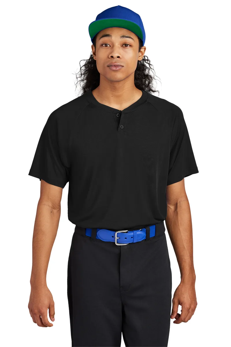 Sport-Tek® PosiCharge® Competitor™ 2-Button Henley