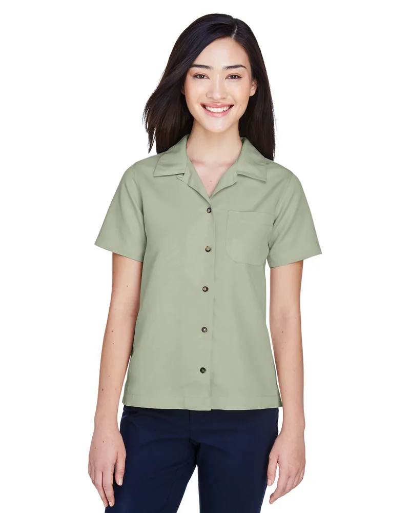 ULTRACLUB Ladies' Cabana Breeze Camp Shirt view 4