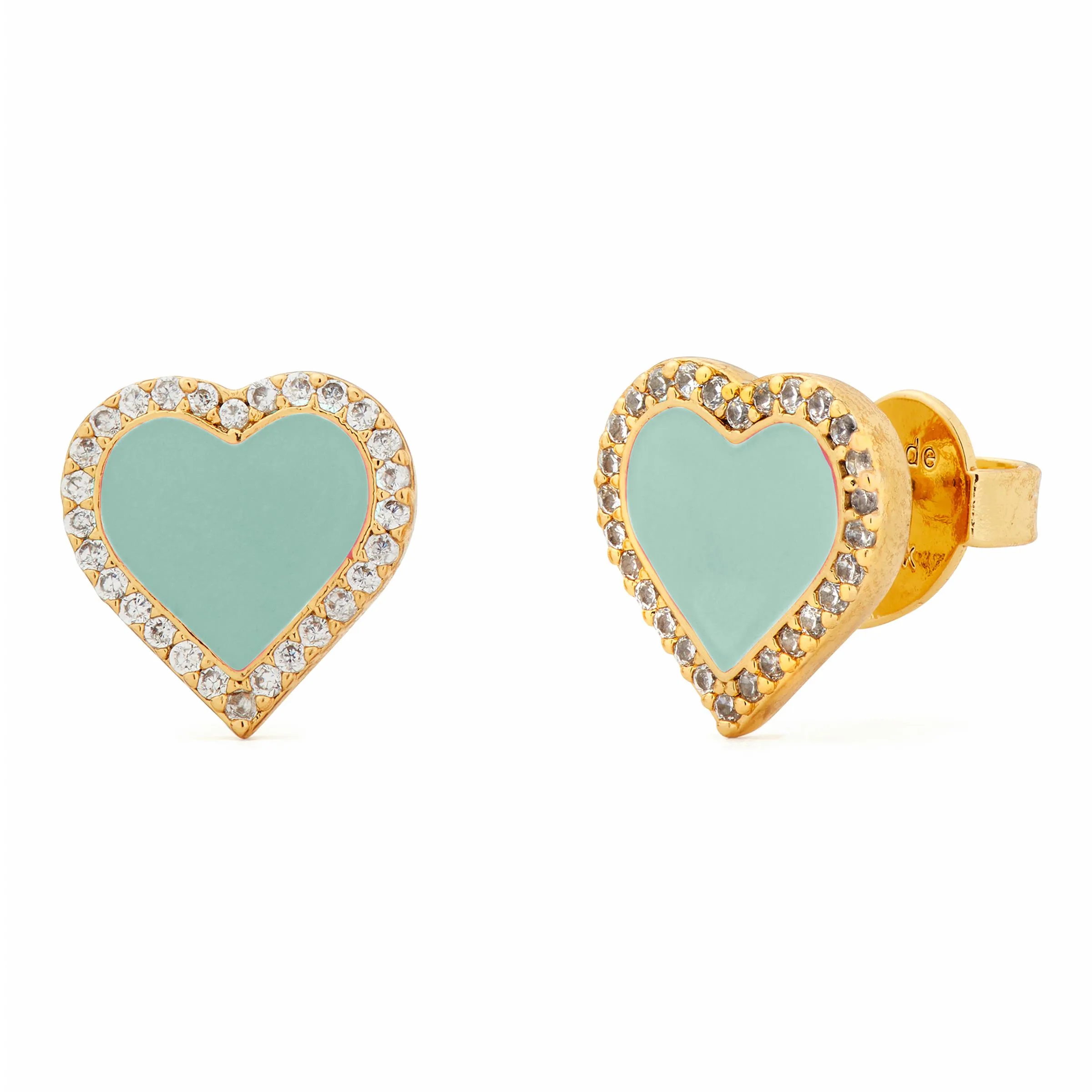 kate spade new york Take Heart Studs - Turquoise