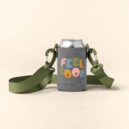 Hang Cool Heathered Can Holder view 6