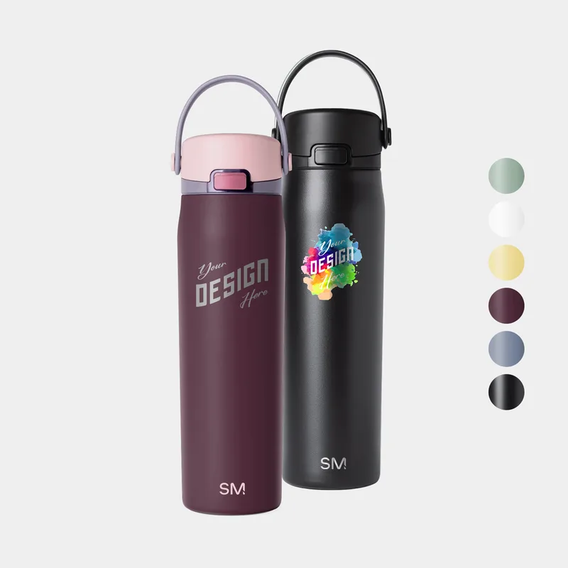 24 oz Simple Modern® Double-Walled Insulated Mesa Sport with Covered Chug Water Bottle