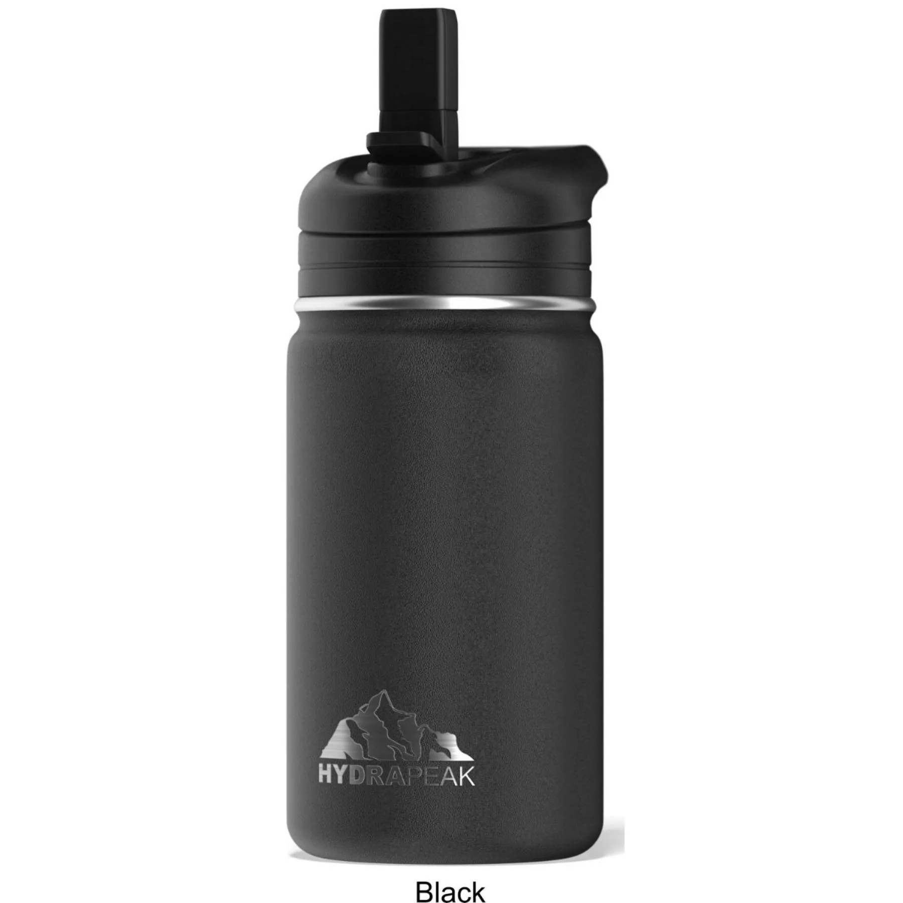 14 oz Hydrapeak® Stainless Steel Insulated Mini Water Bottle w/ Straw Lid view 2