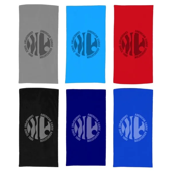 MNGEBTC 100% Cotton Terry Velour Economy Beach Towel (Colors)