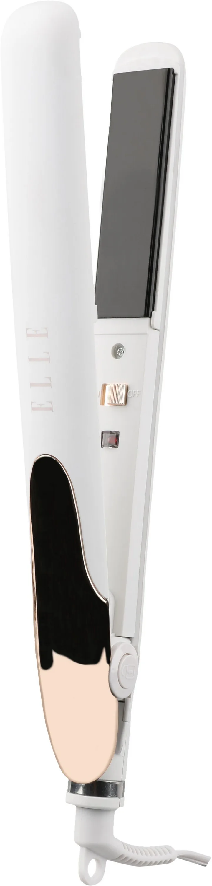 Health, Beauty & Fitness Elle 1" Ceramic Flat Iron - White