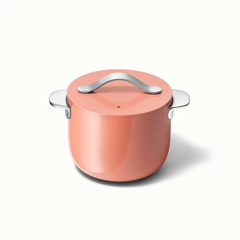 Caraway 2Qt Nonstick Ceramic Petite Cooker W/ Lid Perracotta