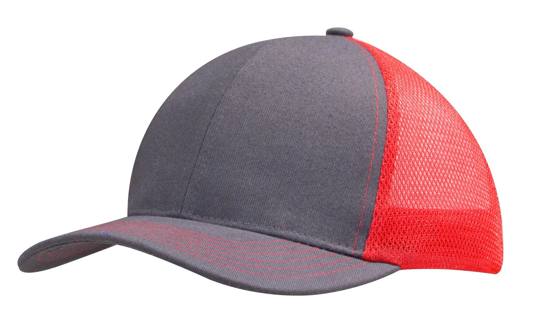 Charcoal Gray/Red