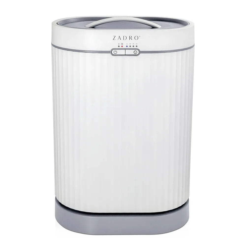 Zadro Fluted Towel Warmer with Diffuser - White/Gray
