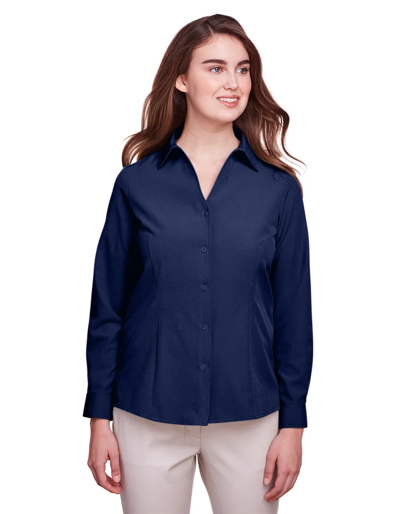 ULTRACLUB Ladies' Bradley Performance Woven Shirt view 3