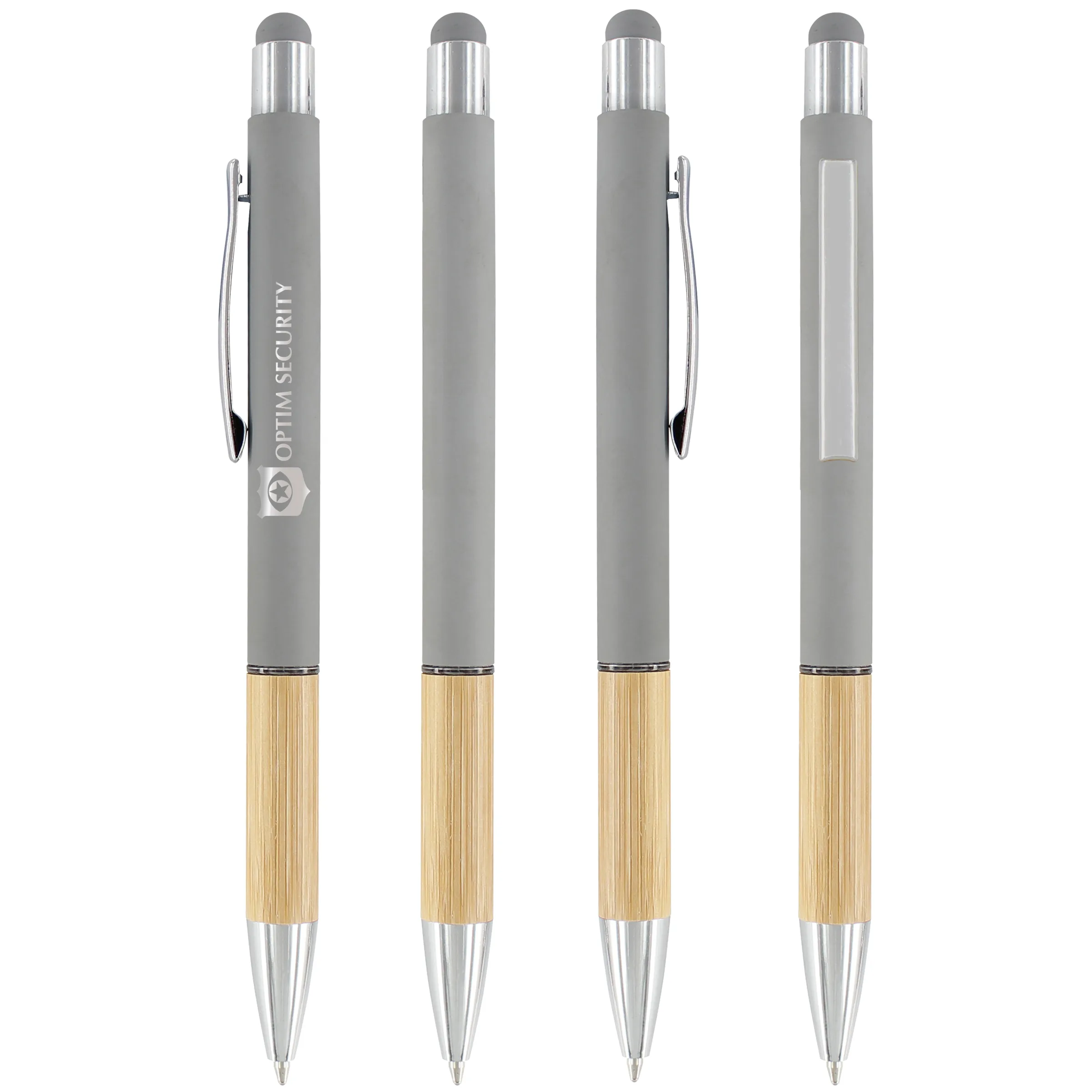 Saratoga Bamboo Grip Stylus Pen view 4