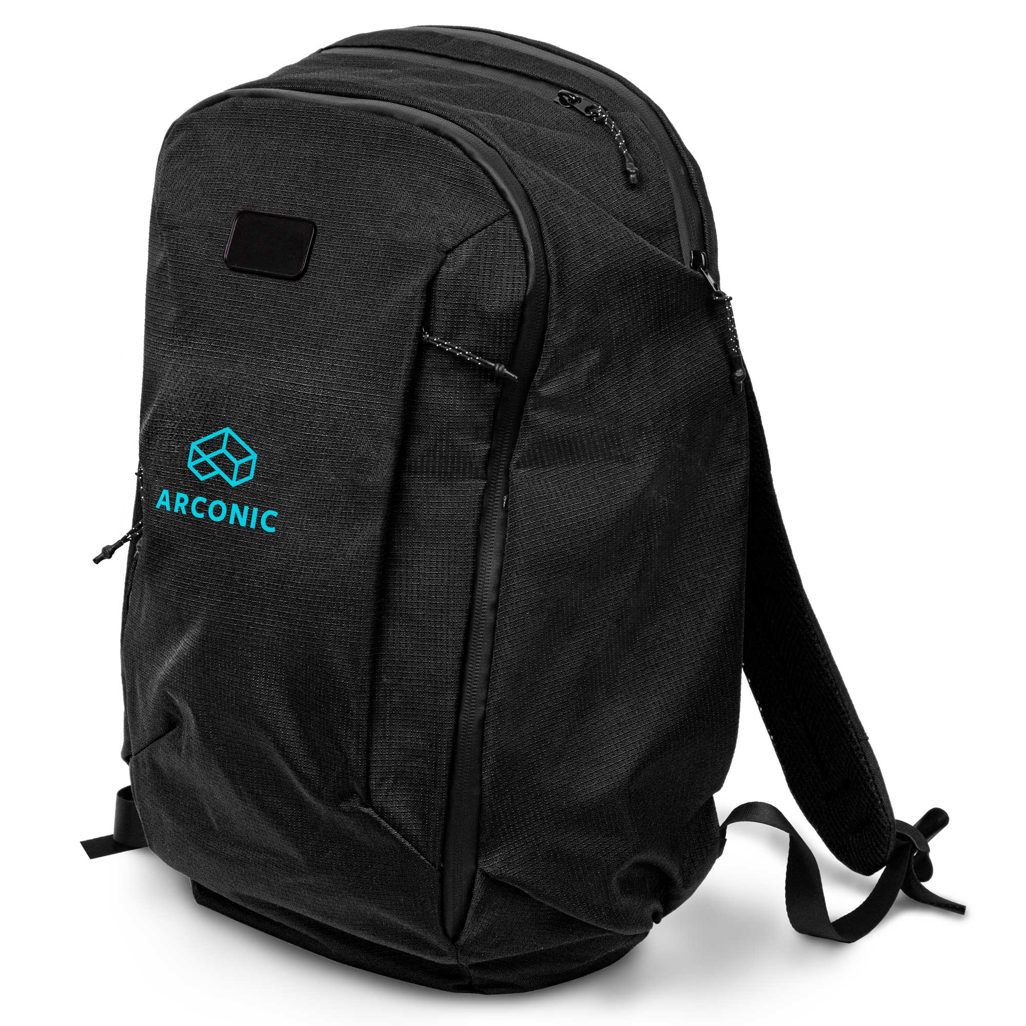Black Logo Side View