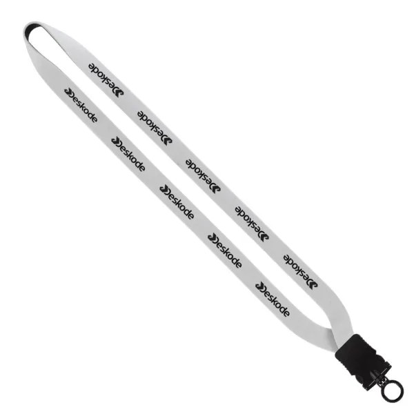 3/4" Neoprene Lanyard with Plastic Snap Buckle Release view 7