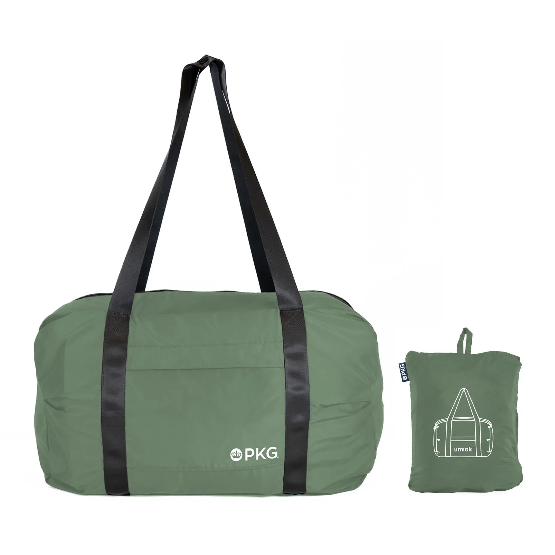PKG Umiak 31L Recycled Packable Duffle Bag - Forest Green