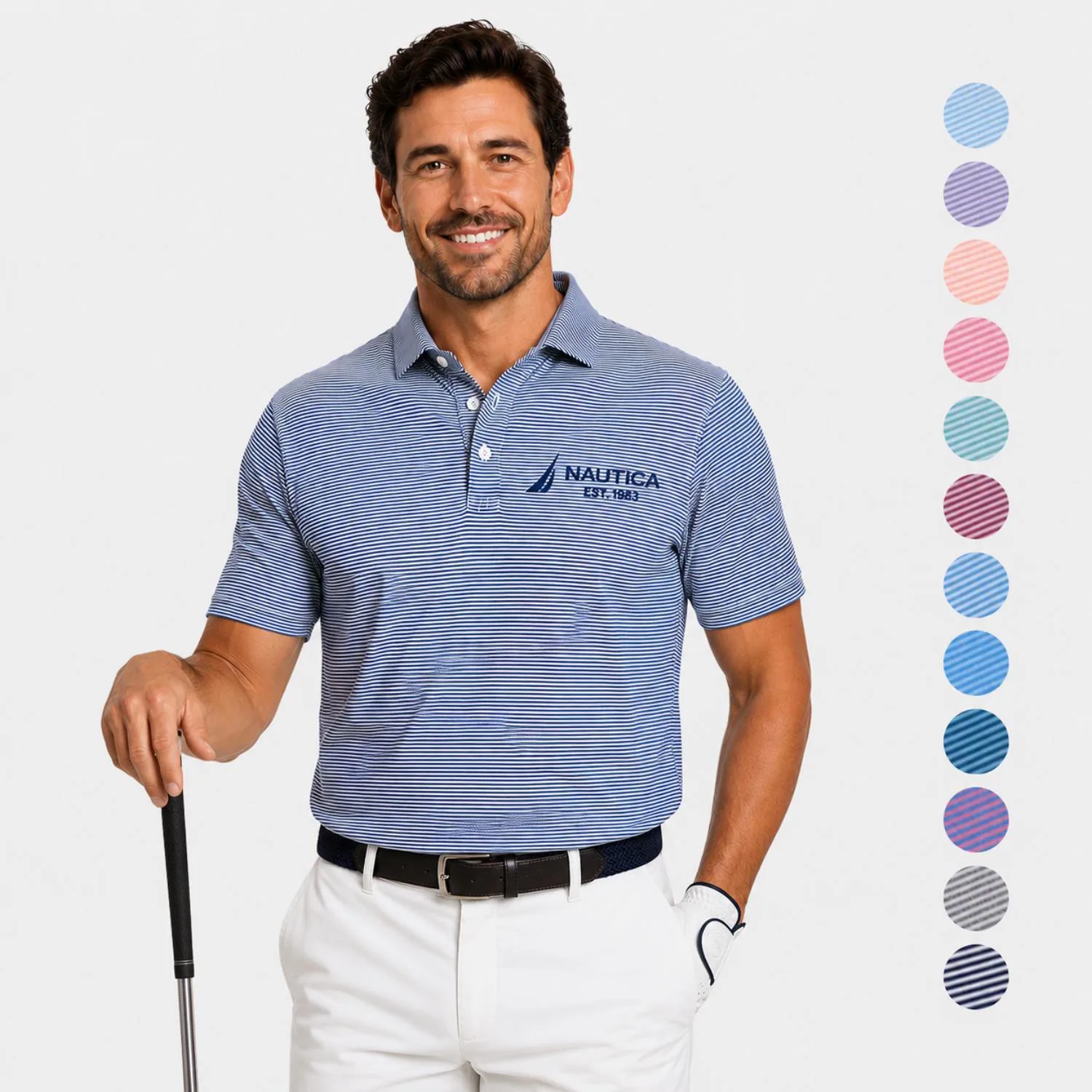 Holderness & Bourne® The Perkins Men's UPF 50+ Polo Shirt
