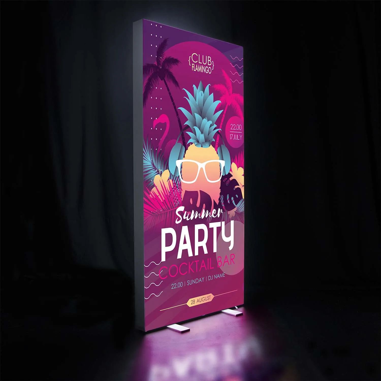 3' x 6.5' Fusion Glo Display Kit