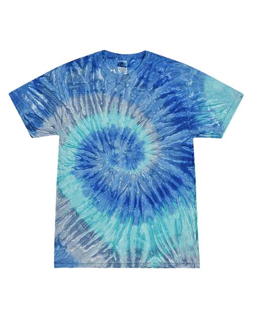 COLORSTONE® Youth Multi-Color Short Sleeve Tie-Dyed T-Shirt