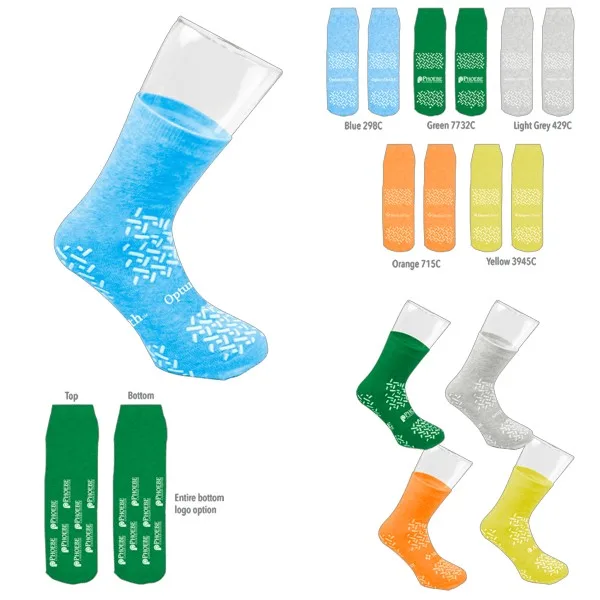 IMPORT Comfy-Fit Double Side Non-Slip Grip Socks