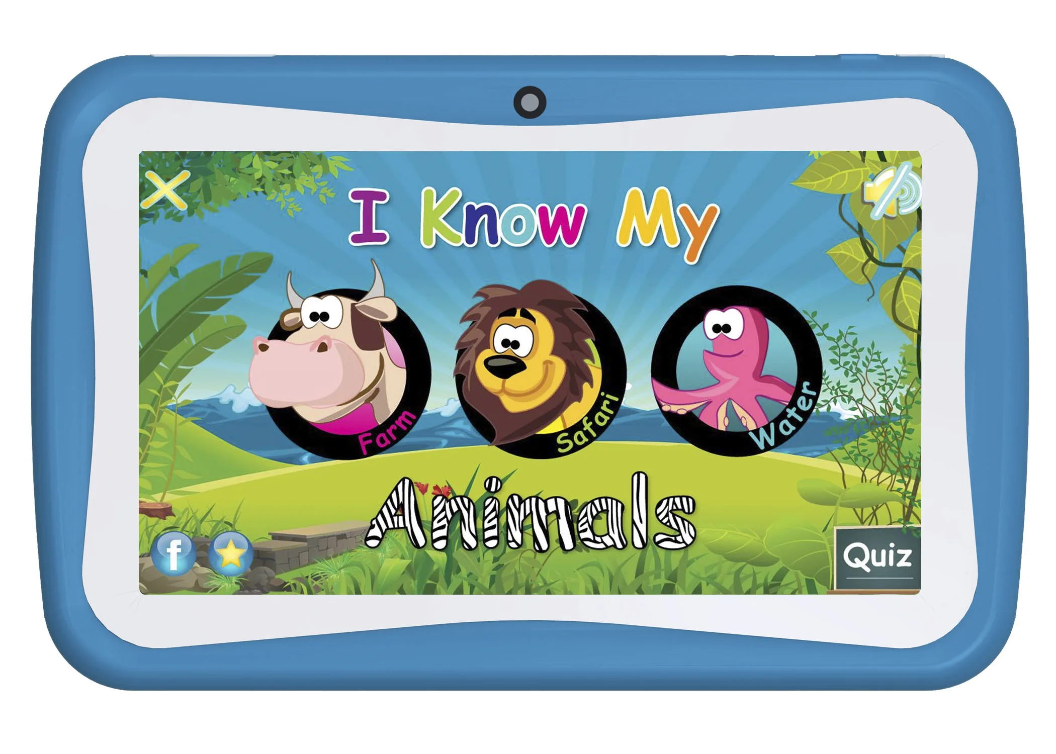 Supersonic® 7" Android Dual Core Kids Tablet (Blue)