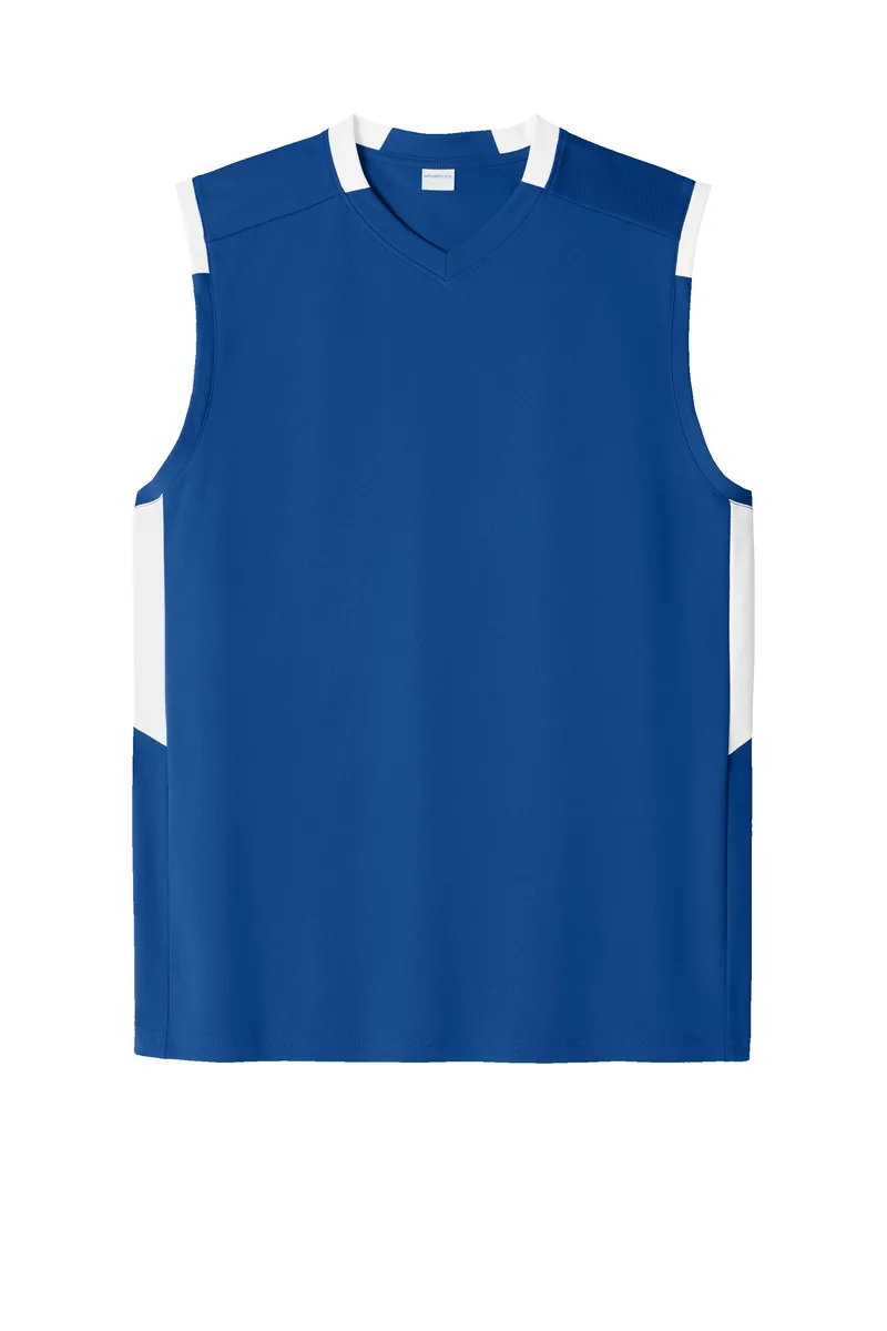 Sport-Tek® Club Sleeveless V-Neck