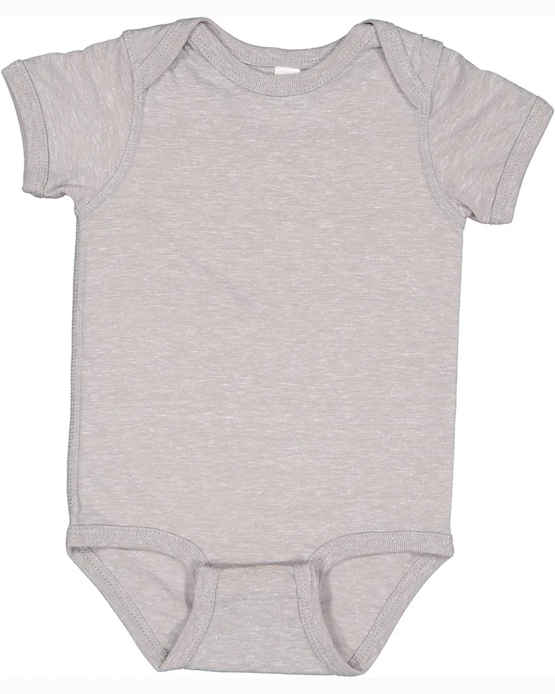 Rabbit Skins Infant Harborside Melange Jersey Bodysuit view 3