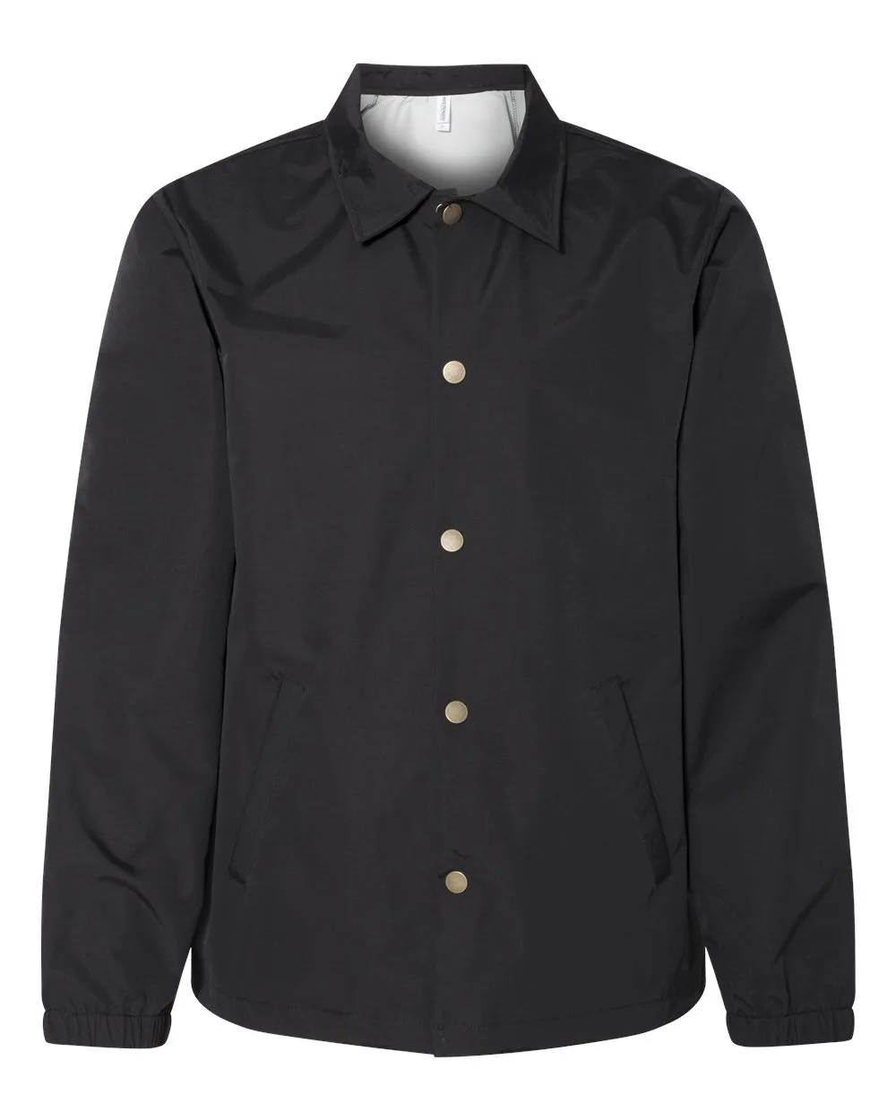Independent Trading Co.® Men's Water-Resistant Windbreaker Coach's Jacket view 3